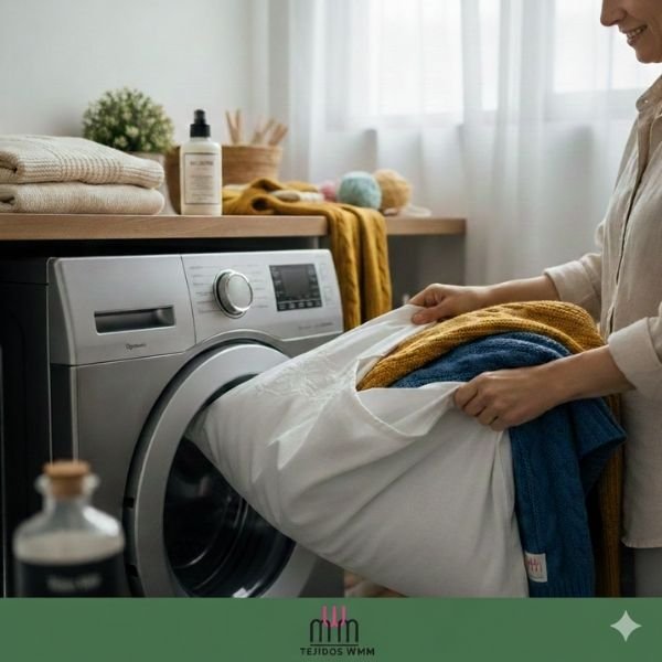 Cuidados y lavado de ropa tejida
